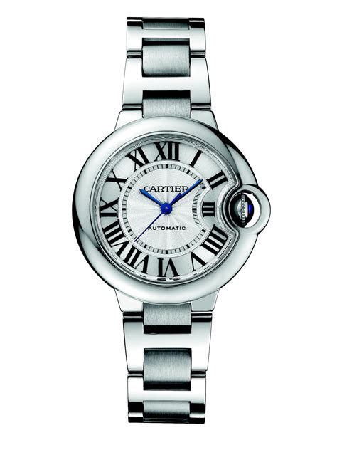 stainless steel cartier watch women